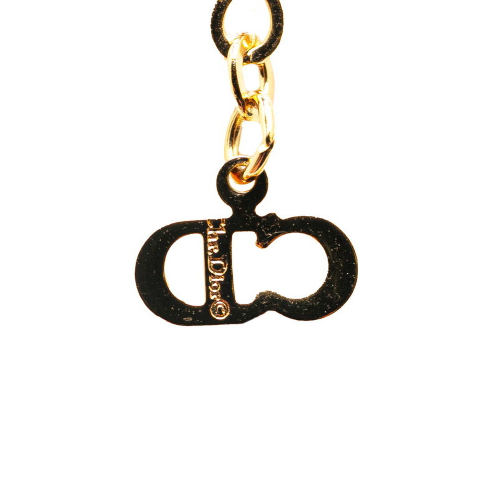 Christian Dior Dior CD Necklace Gold Plated Women's