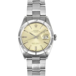 Rolex ROLEX 1501 Oyster Perpetual Date 28 series (manufactured around 1969) Wristwatch Automatic Silver dial Engine turned bezel