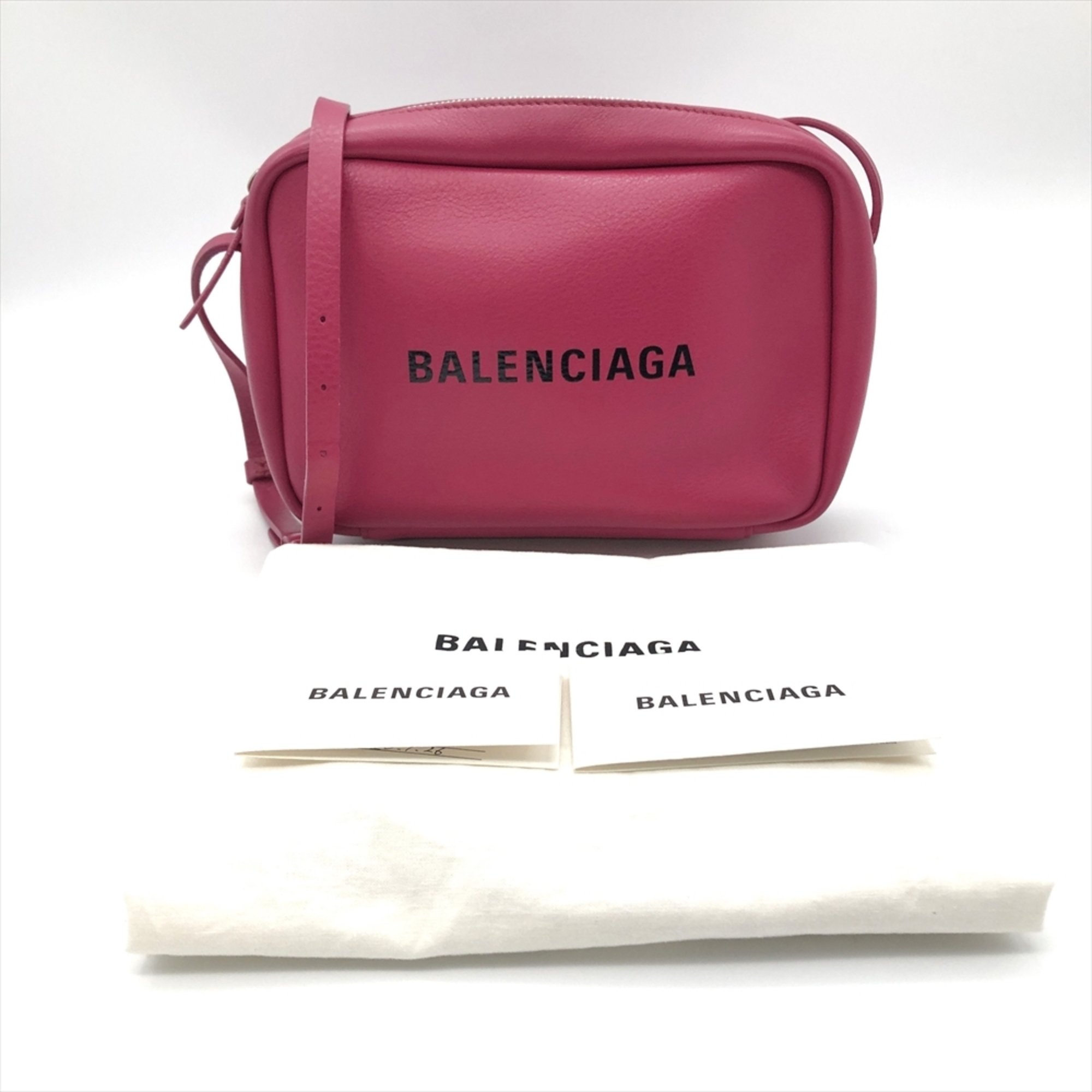 BALENCIAGA Everyday 552370 Pink Shoulder Bag Leather Camera