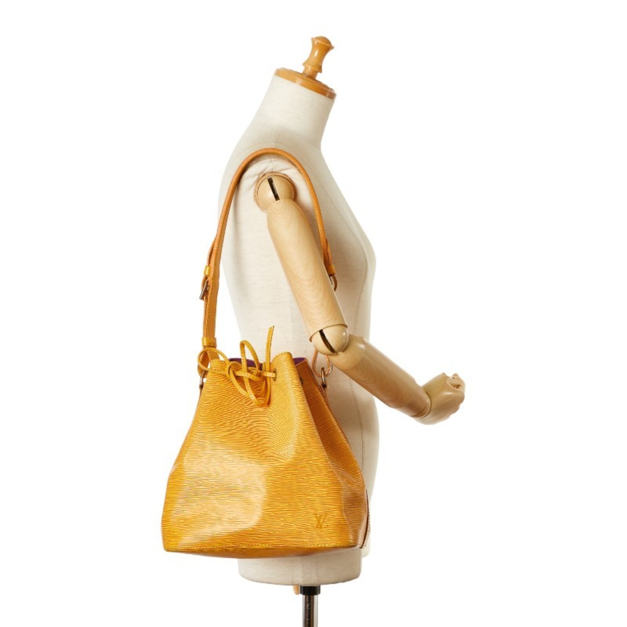 Louis Vuitton Epi Petit Noe Shoulder Bag M44109 Tassili Yellow Leather Women's LOUIS VUITTON