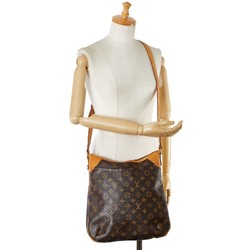 Louis Vuitton Monogram Odeon MM Shoulder Bag M56389 Brown PVC Leather Women's LOUIS VUITTON