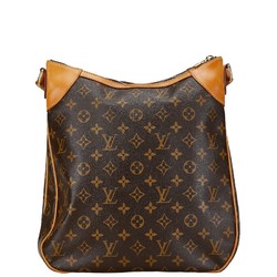 Louis Vuitton Monogram Odeon MM Shoulder Bag M56389 Brown PVC Leather Women's LOUIS VUITTON