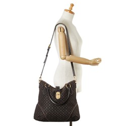 Louis Vuitton Monogram Idylle Elegy Tote Bag Shoulder M56696 Fuzan Brown Canvas Leather Women's LOUIS VUITTON