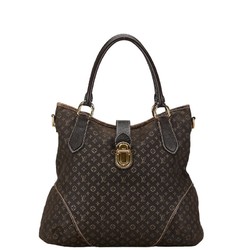 Louis Vuitton Monogram Idylle Elegy Tote Bag Shoulder M56696 Fuzan Brown Canvas Leather Women's LOUIS VUITTON