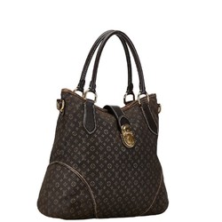 Louis Vuitton Monogram Idylle Elegy Tote Bag Shoulder M56696 Fuzan Brown Canvas Leather Women's LOUIS VUITTON