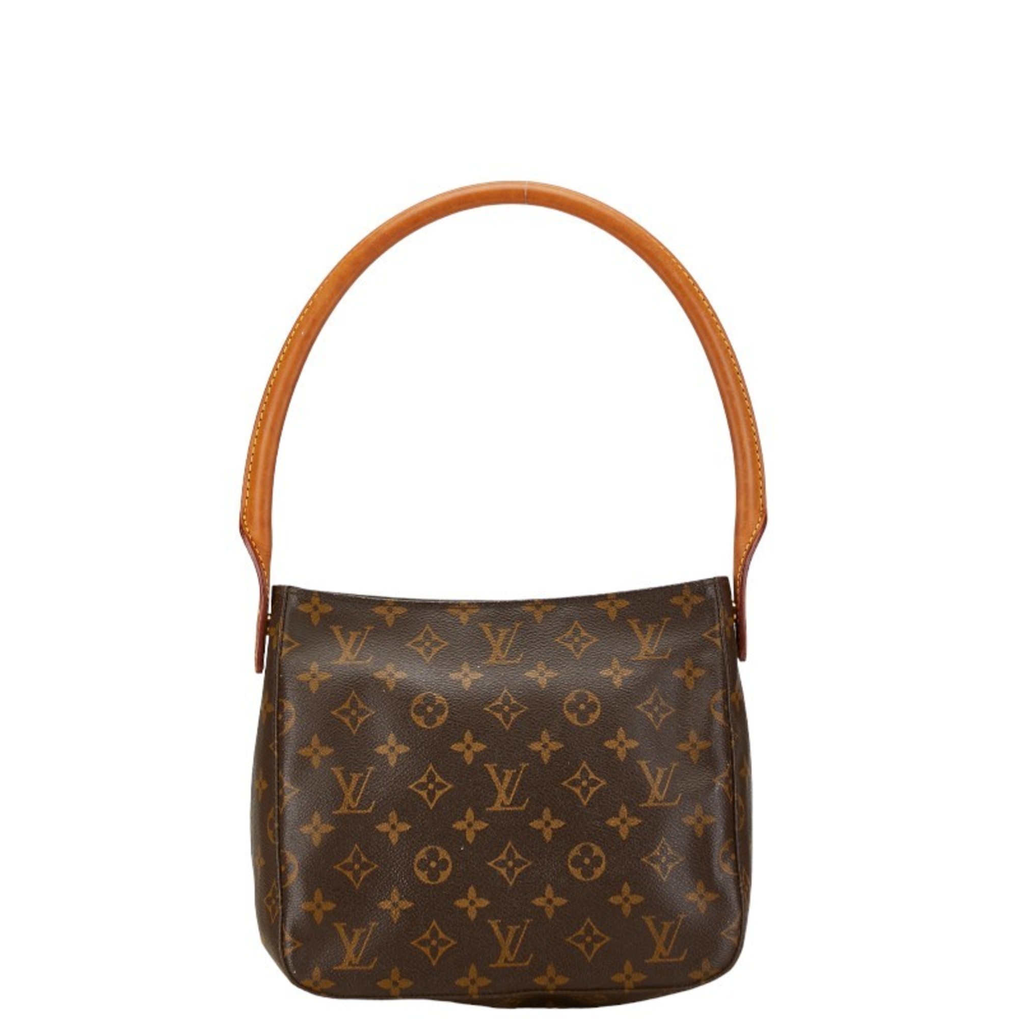 Louis Vuitton Monogram Looping MM Shoulder Bag Handbag M51146 Brown PVC Leather Women's LOUIS VUITTON