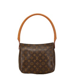 Louis Vuitton Monogram Looping MM Shoulder Bag Handbag M51146 Brown PVC Leather Women's LOUIS VUITTON