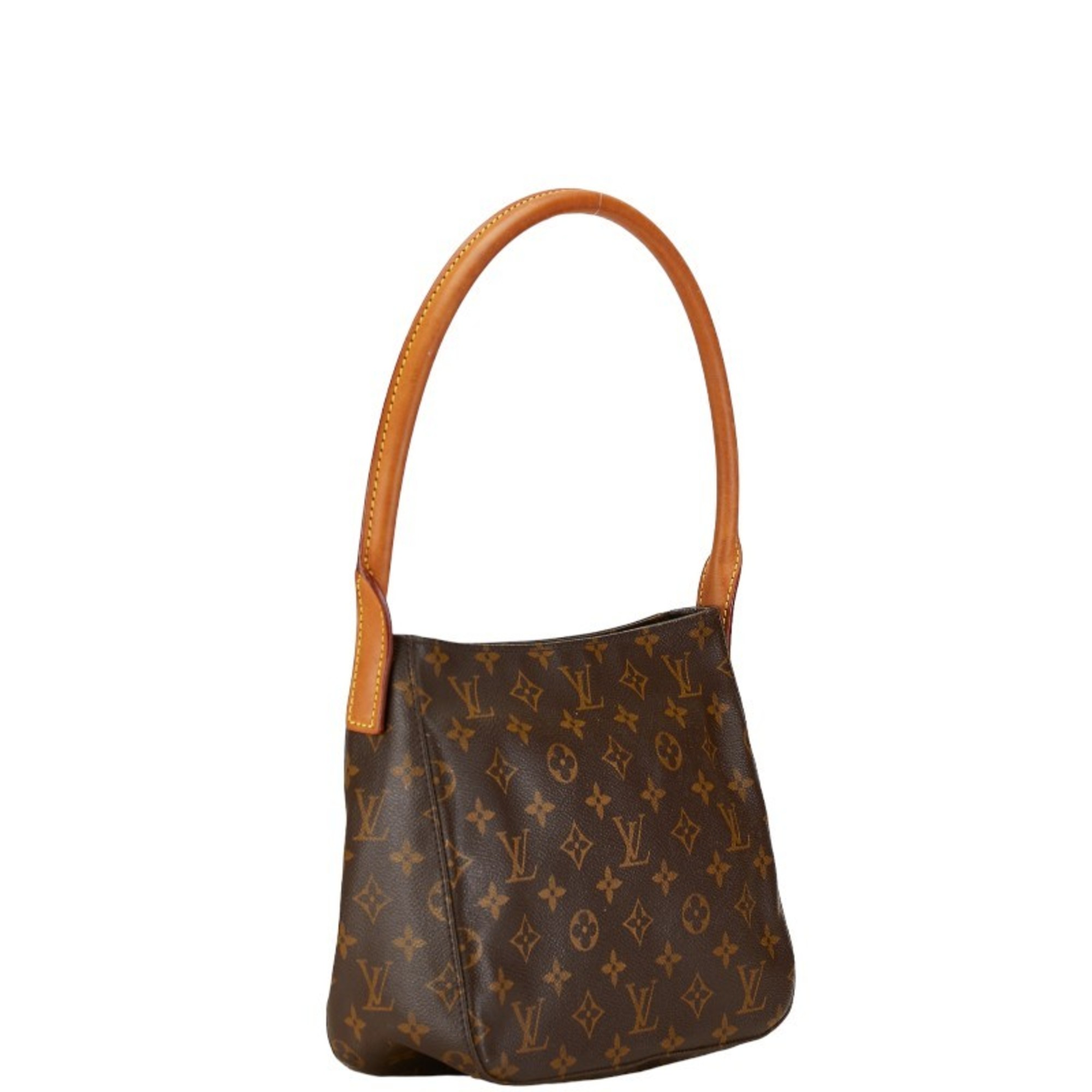 Louis Vuitton Monogram Looping MM Shoulder Bag Handbag M51146 Brown PVC Leather Women's LOUIS VUITTON