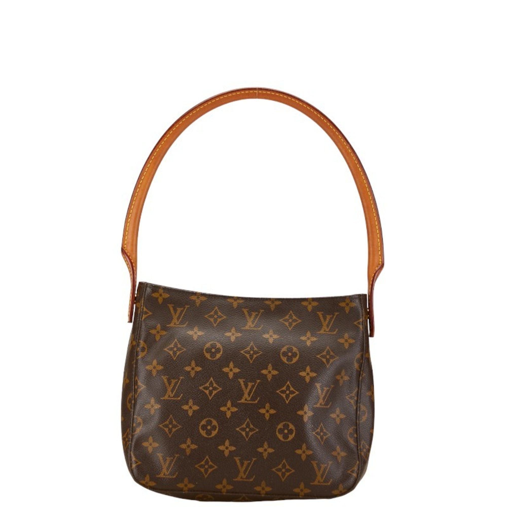 Louis Vuitton Monogram Looping MM Shoulder Bag Handbag M51146 Brown PVC Leather Women's LOUIS VUITTON