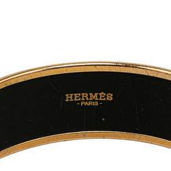 Hermes enamel GM BRIDES de GALA cloisonné bracelet bangle pink gold plated ladies HERMES