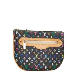 Louis Vuitton Monogram Multicolor Pochette GM Pouch Clutch Bag M60030 Noir Black PVC Leather Women's LOUIS VUITTON