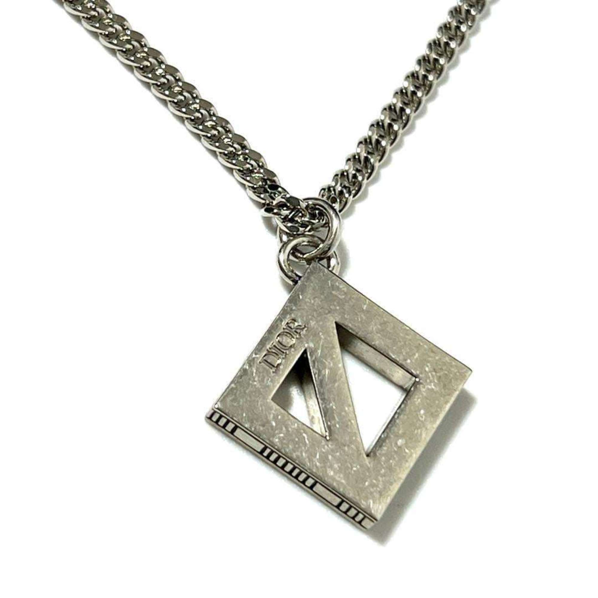 Christian Dior Dior Men's CD Diamond Pendant Necklace