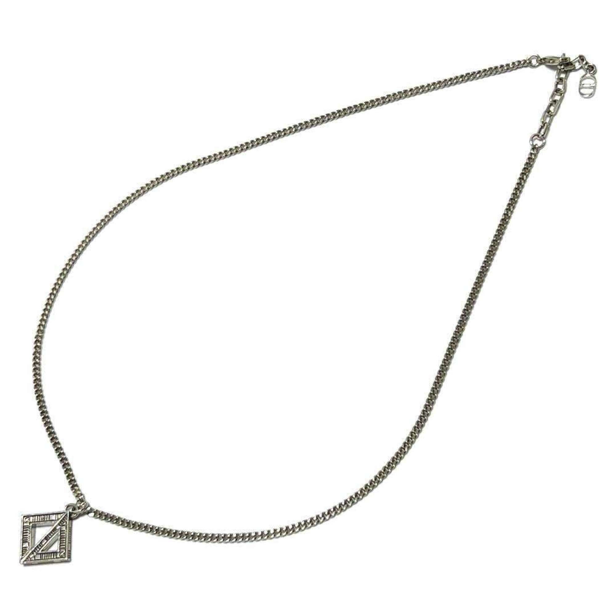 Christian Dior Dior Men's CD Diamond Pendant Necklace