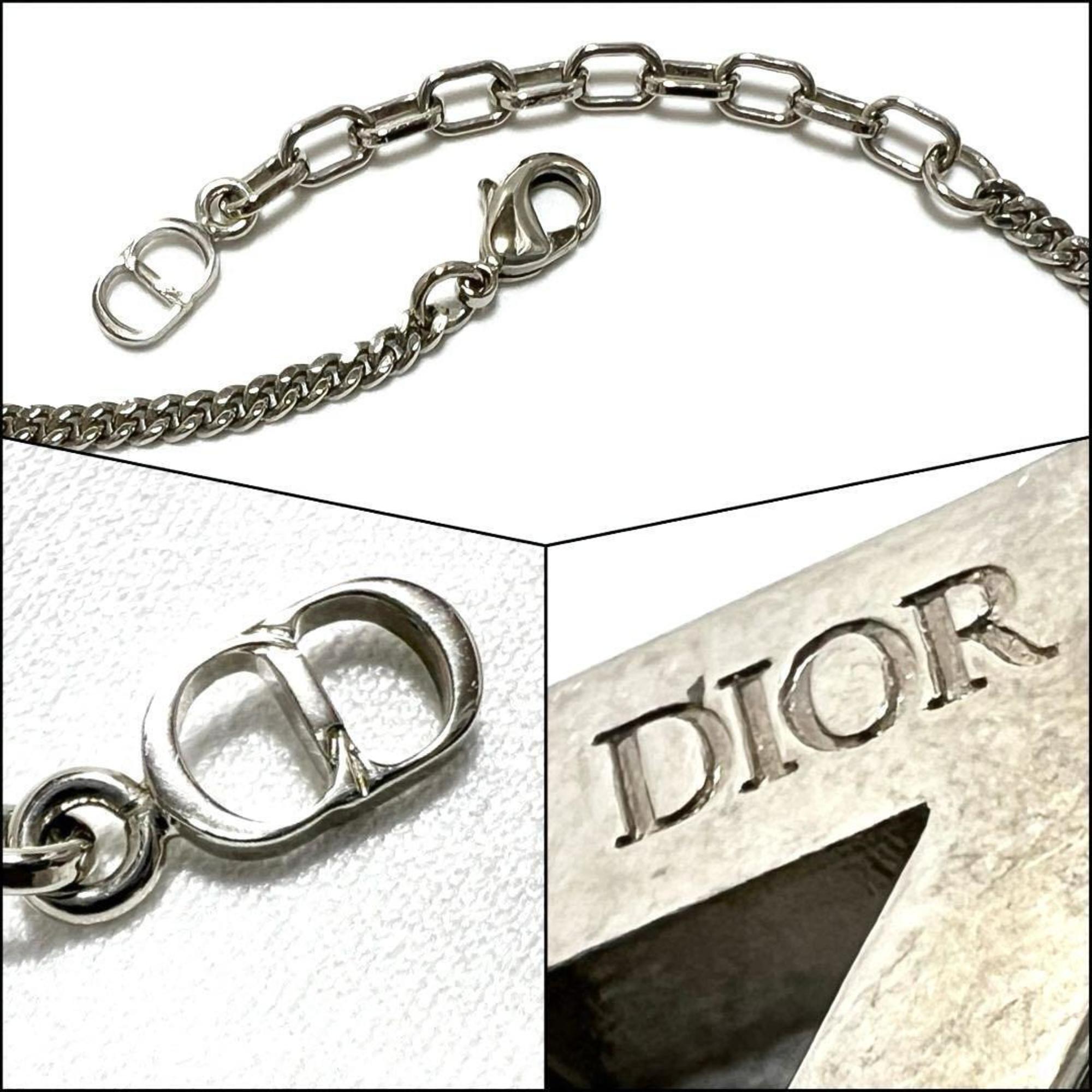 Christian Dior Dior Men's CD Diamond Pendant Necklace