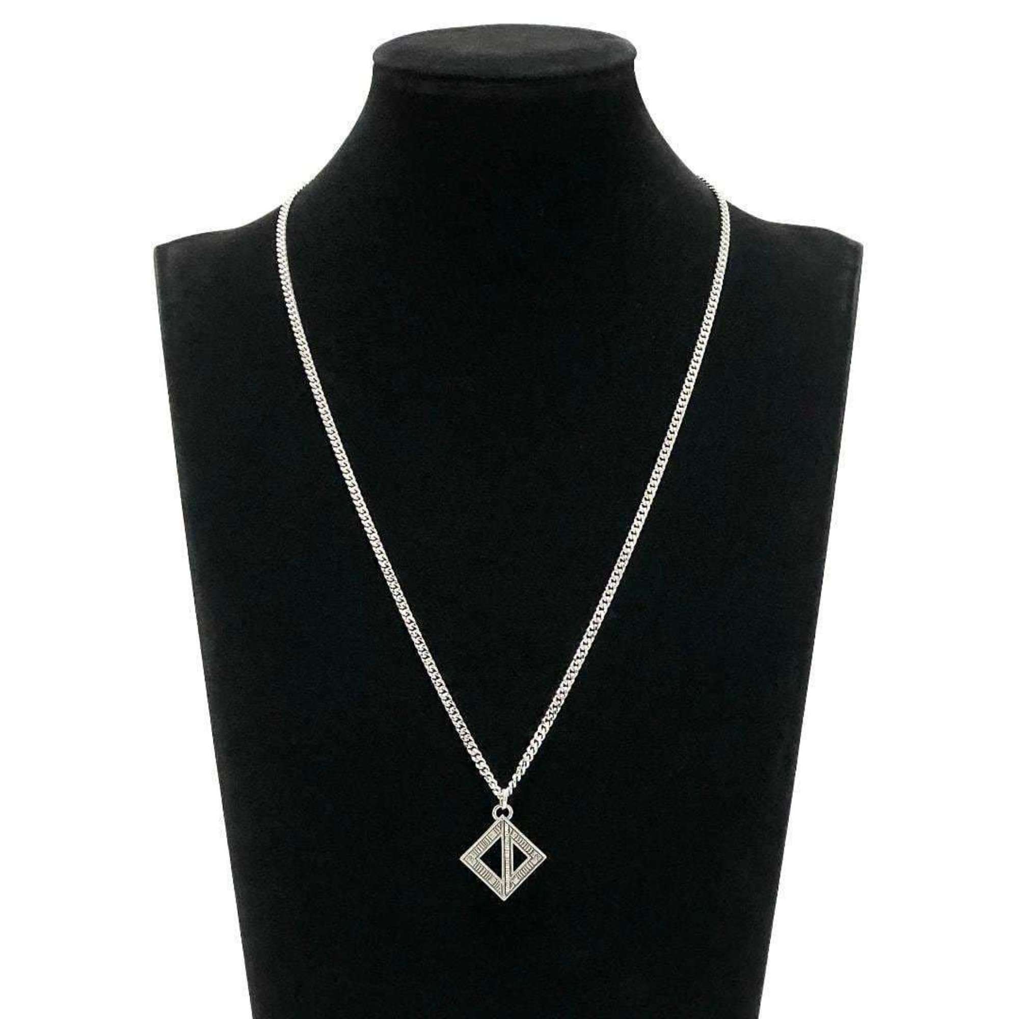 Christian Dior Dior Men's CD Diamond Pendant Necklace