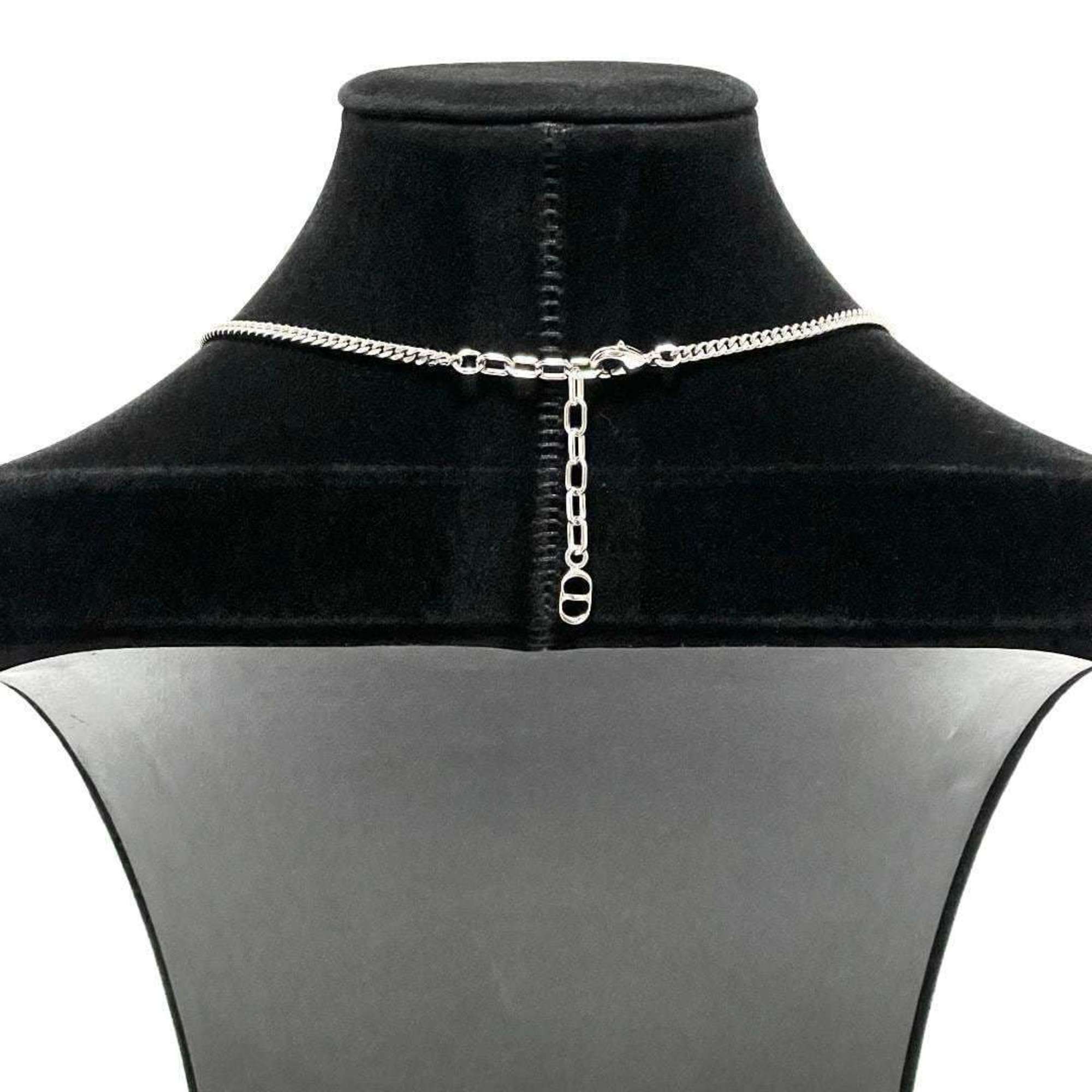 Christian Dior Dior Men's CD Diamond Pendant Necklace