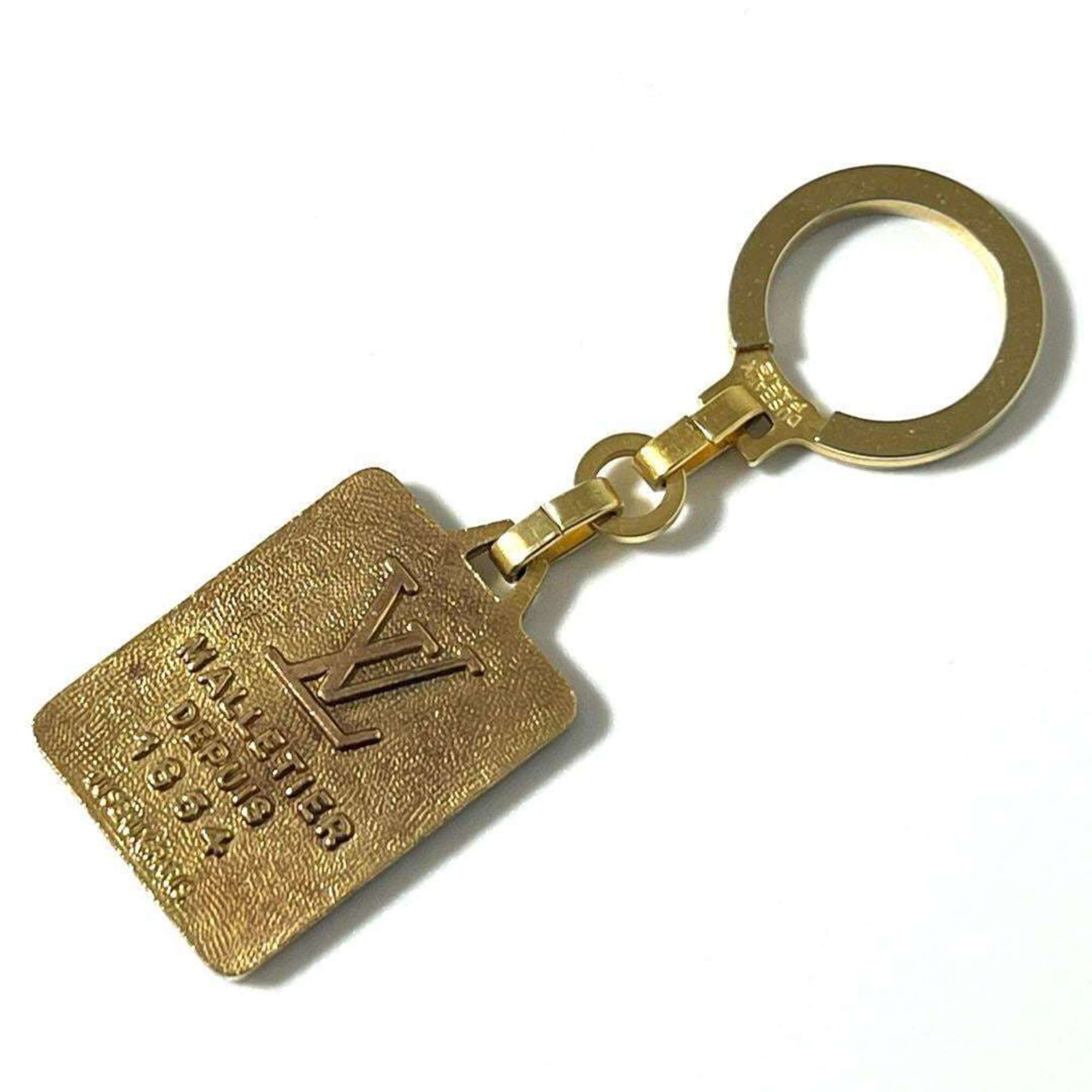 Louis Vuitton LOUIS VUITTON Men's Key Holder Ring Gold Color