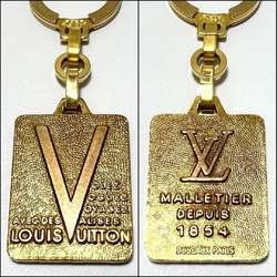 Louis Vuitton LOUIS VUITTON Men's Key Holder Ring Gold Color