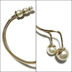 Christian Dior Dior Women's Single Ear Cuff Hook Faux Pearl