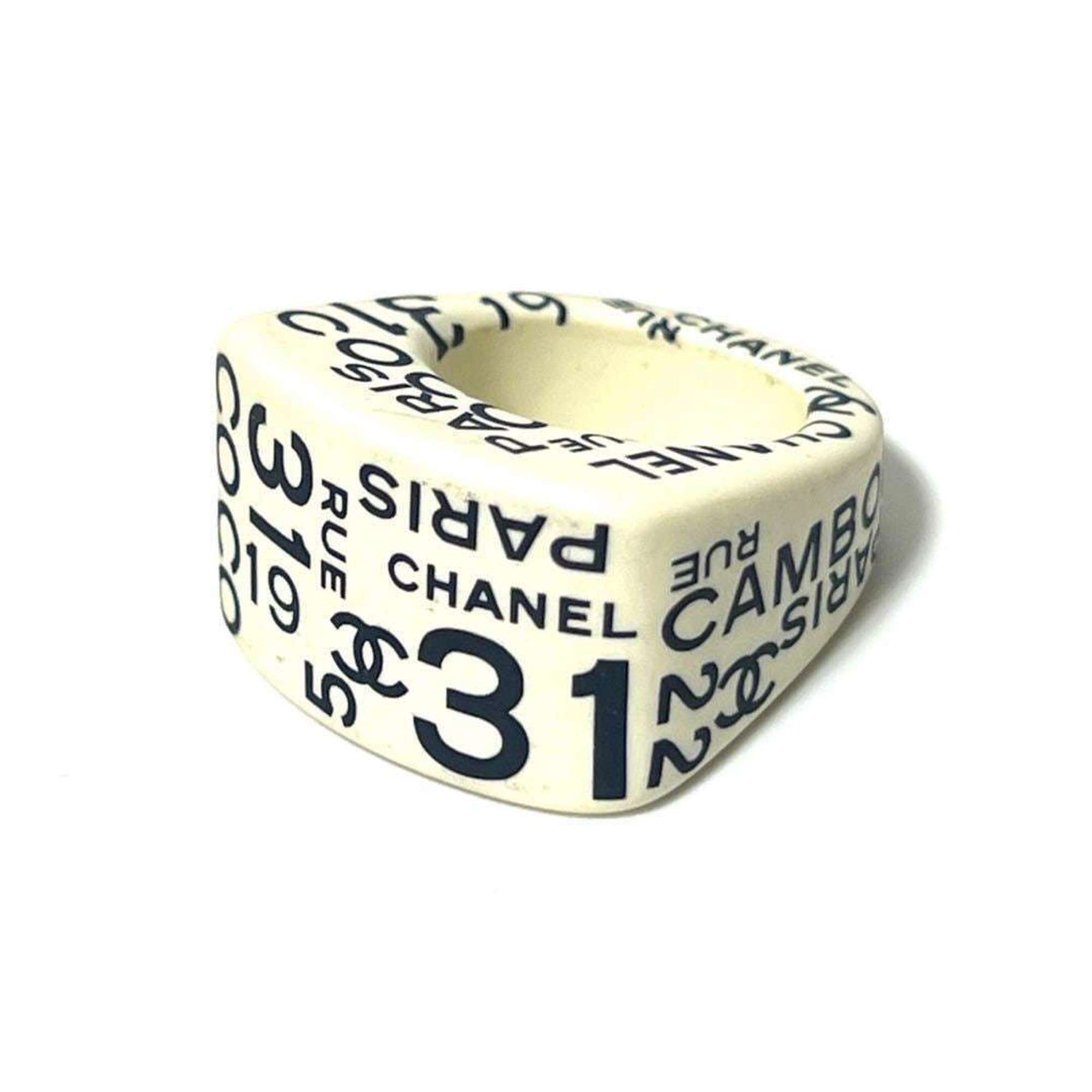 CHANEL Women's Bi-C Line Ring Vintage