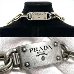 PRADA Men's and Women's Long Chain Necklace Pendant