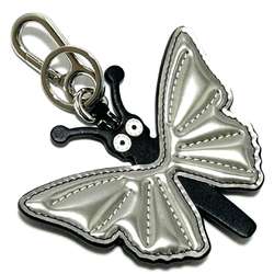 LOEWE Women's Bag Charm Key Ring Holder Butterfly