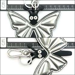 LOEWE Women's Bag Charm Key Ring Holder Butterfly