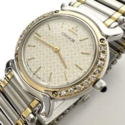 Seiko Credor Ladies Watch Linea Kruva K18 Yellow Gold