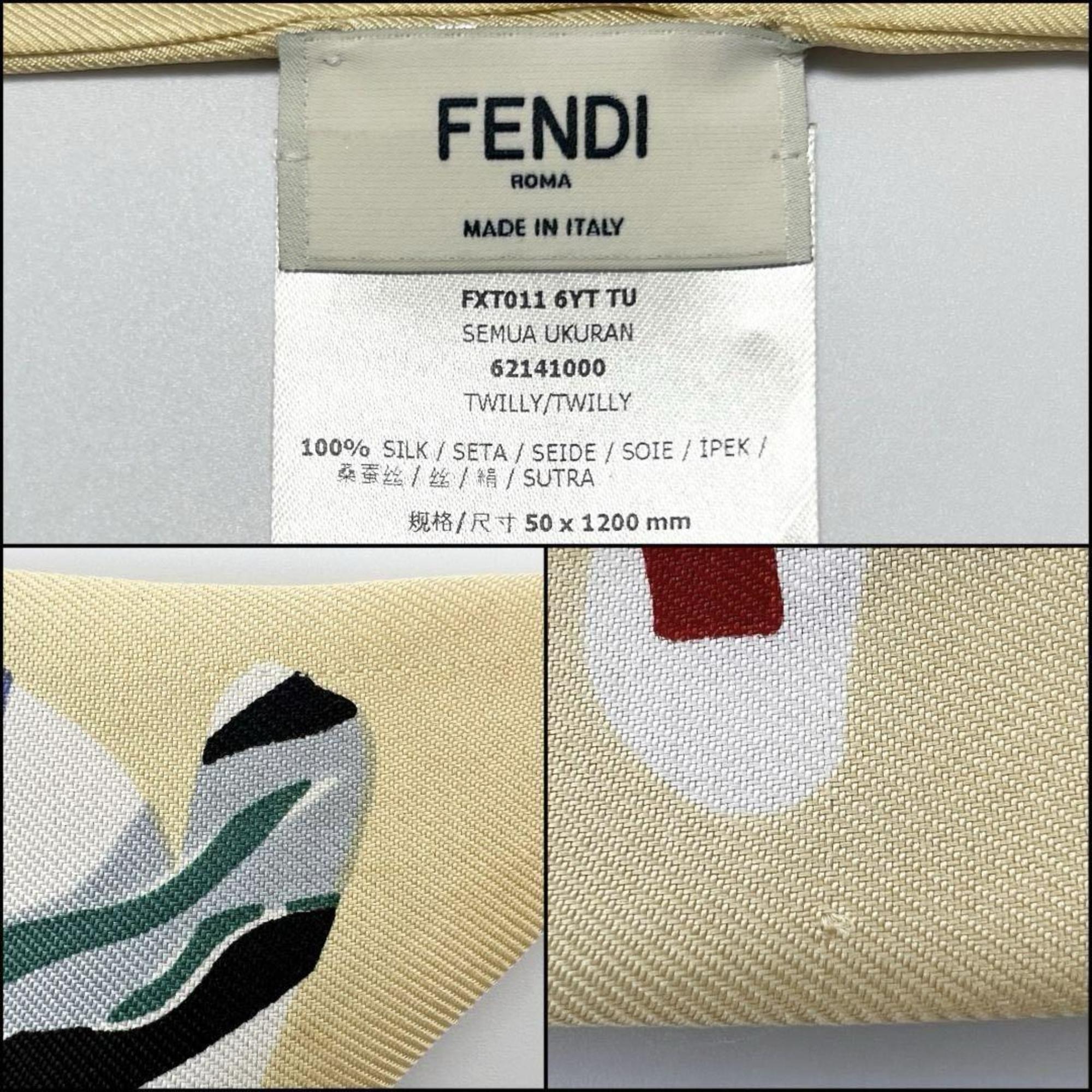 FENDI Women's Logo Scarf Bandana Wrappy