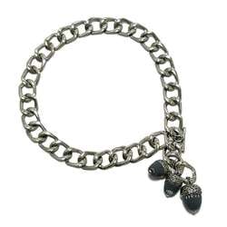 LOEWE Women's Chain Belt Antique Metal Acorn