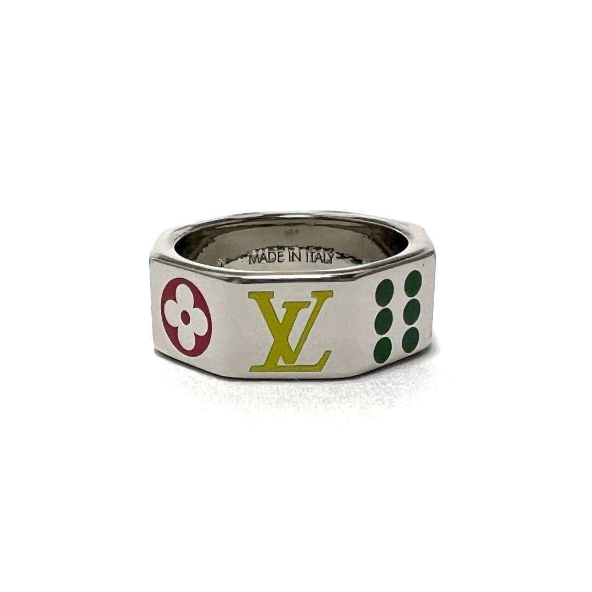 Louis Vuitton LOUIS VUITTON Men's Ring Berg LV Play It