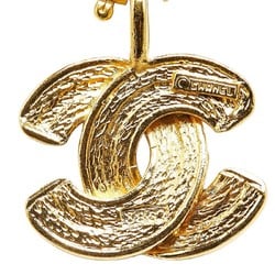 Chanel Matelasse Coco Mark Necklace Gold Plated Women's CHANEL