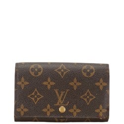 Louis Vuitton Monogram Portemonnay Bi-fold Wallet M61730 Brown PVC Leather Women's LOUIS VUITTON