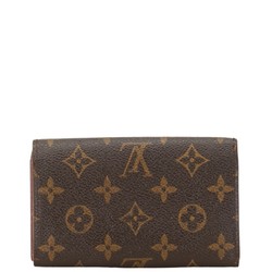 Louis Vuitton Monogram Portemonnay Bi-fold Wallet M61730 Brown PVC Leather Women's LOUIS VUITTON