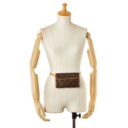 Louis Vuitton Monogram Pochette Florentine Body Bag Waist M51855 Brown PVC Leather Women's LOUIS VUITTON