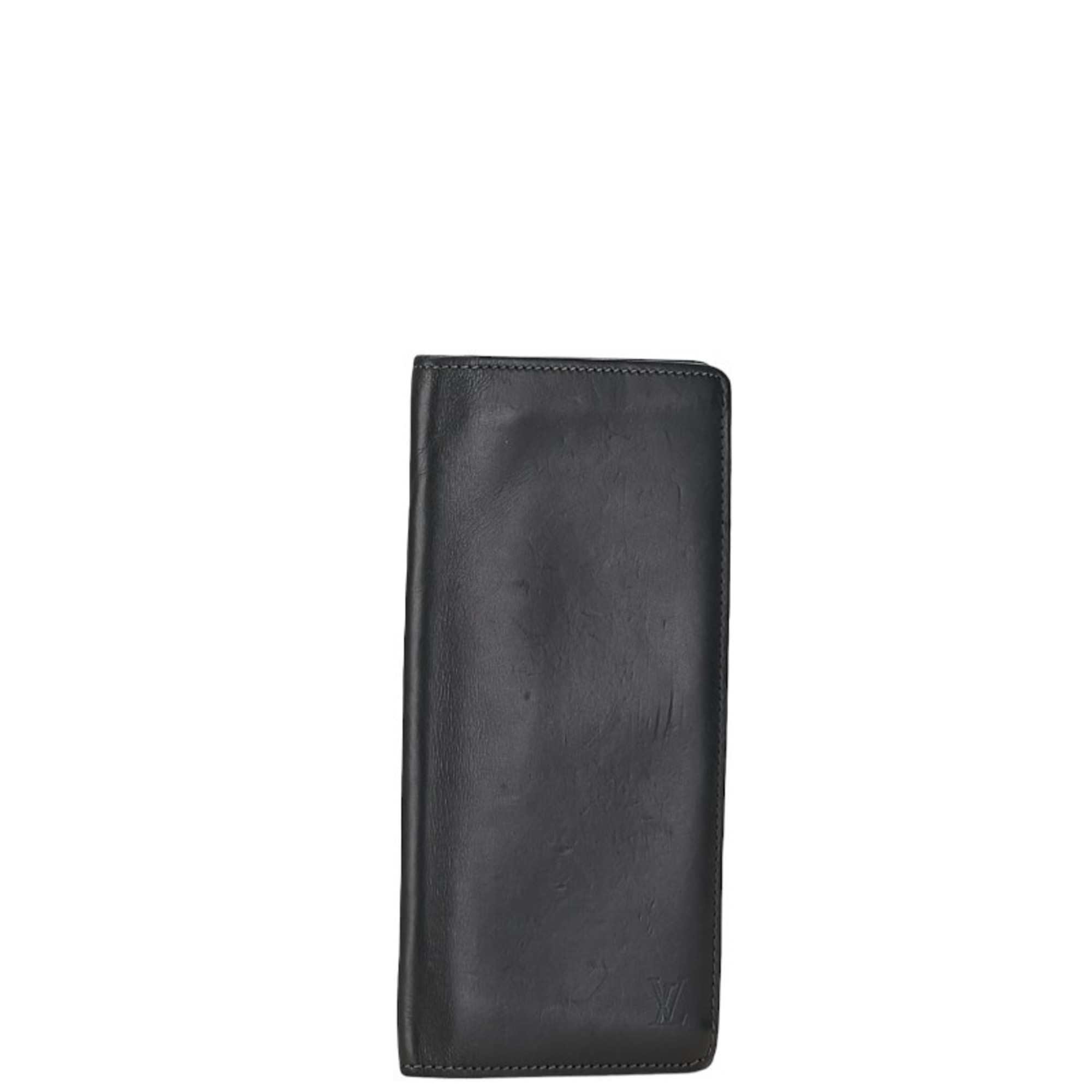 Louis Vuitton Nomade Feuille Brazza Long Wallet M85094 Noir Black Leather Women's LOUIS VUITTON