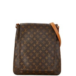 Louis Vuitton Monogram Musette Shoulder Bag M51256 Brown PVC Leather Women's LOUIS VUITTON