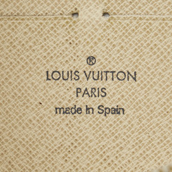 Louis Vuitton Damier Azur Zippy Wallet Round Long N60019 White PVC Women's LOUIS VUITTON