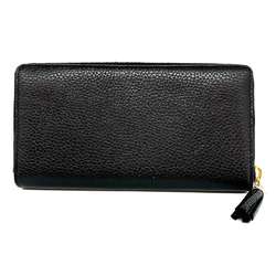 Gucci Round Long Wallet Soho Leather Black 598187 GUCCI