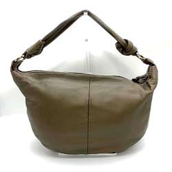 LOEWE Hobo Shoulder Bag in Khaki Nappa Leather