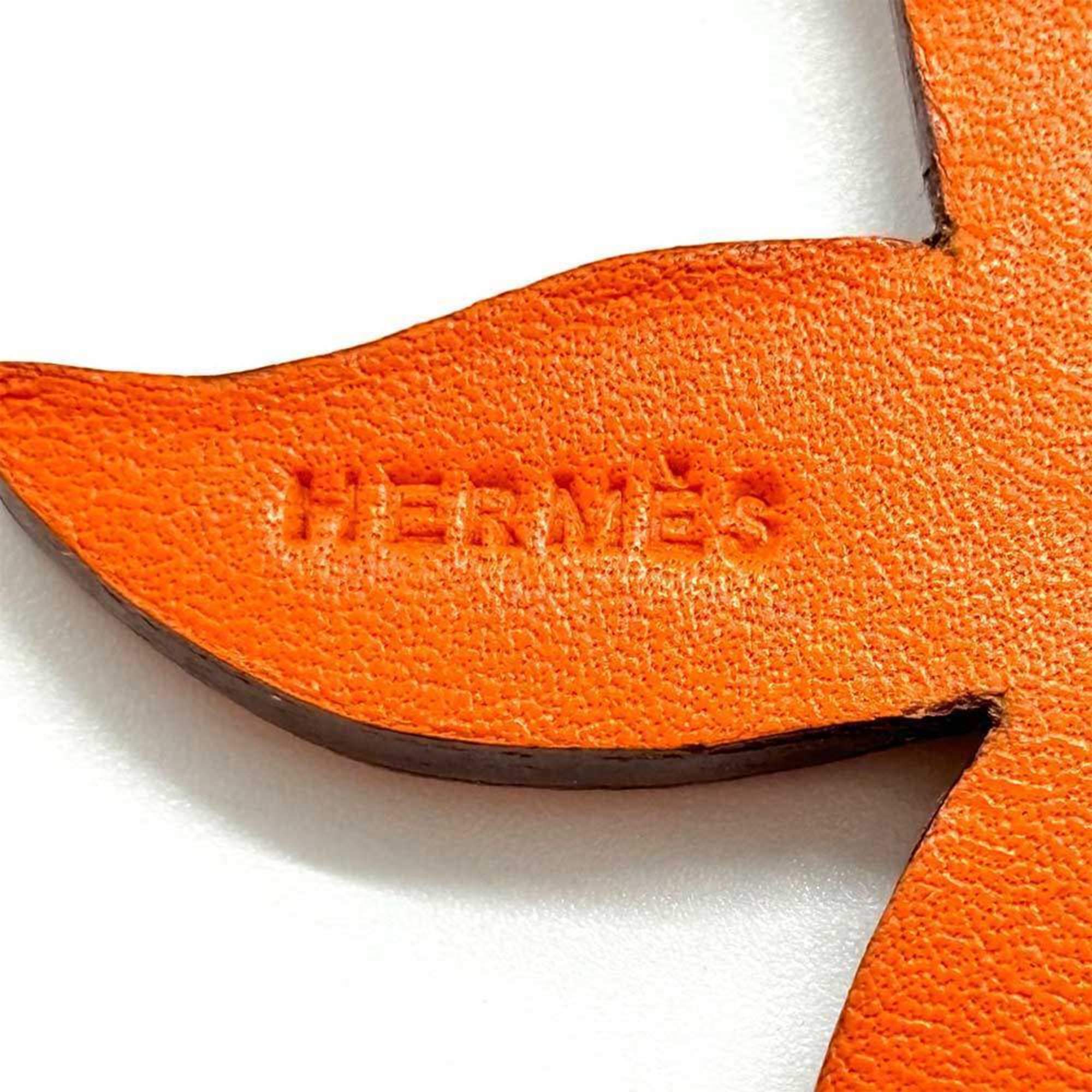 Hermes French Festival 2003 Keychain Starfish Leather HERMES