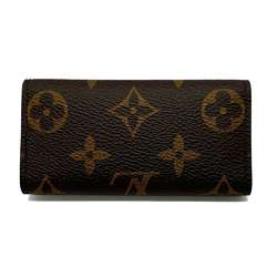 Louis Vuitton Multicle 4 Key Case Monogram Brown x Blue 4-ring Keychain M69517 LOUIS VUITTON