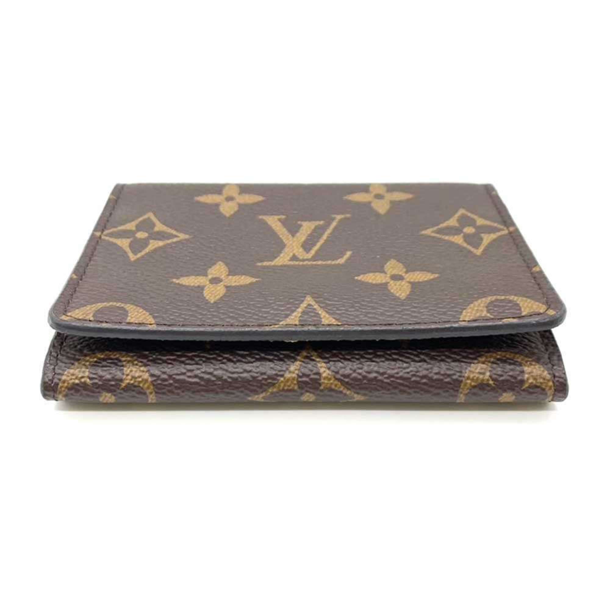 Louis Vuitton Accessories Envelope Carte de Visite Brown Business Card Holder/Card Case Holder Square Bifold Ladies Men's Monogram M63801 LOUISVUITTON