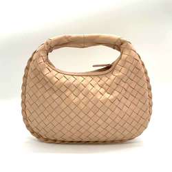 Bottega Veneta Intrecciato Handbag Leather Pink BOTTEGA VENETA