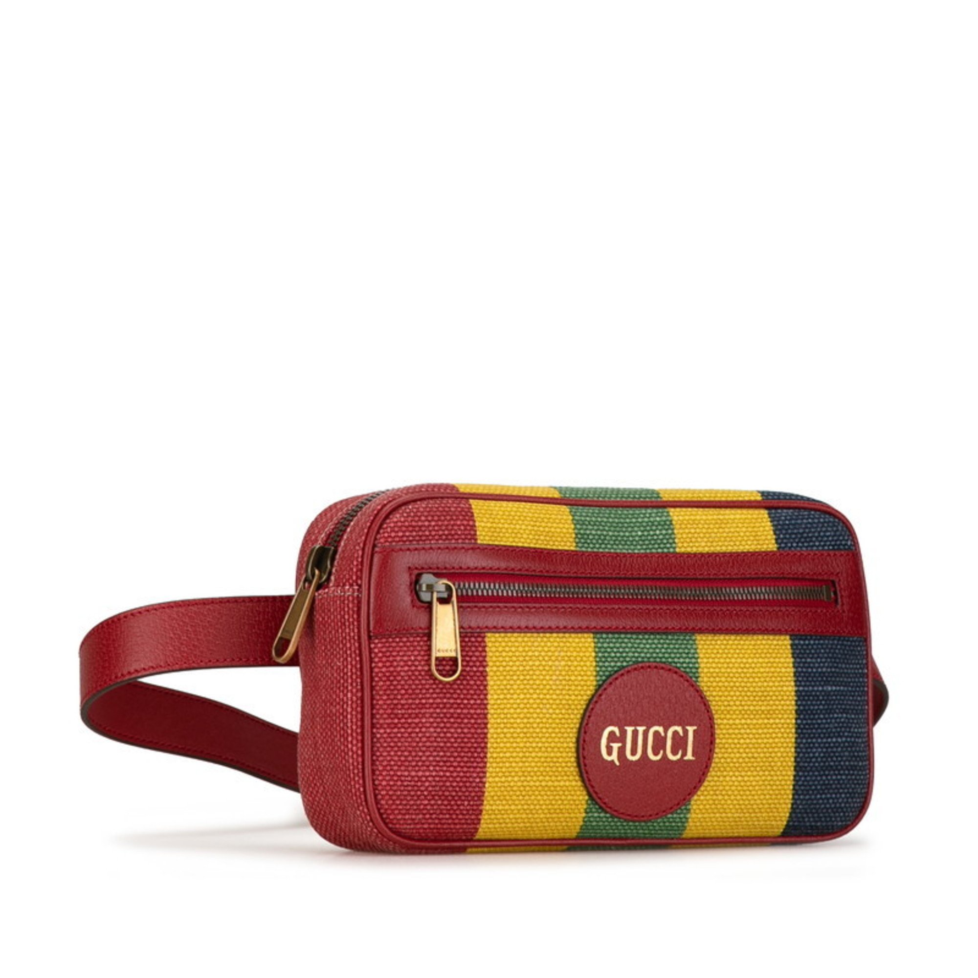 Gucci Baiadera Waist Bag Body 625895 Multicolor Canvas Leather Women's GUCCI