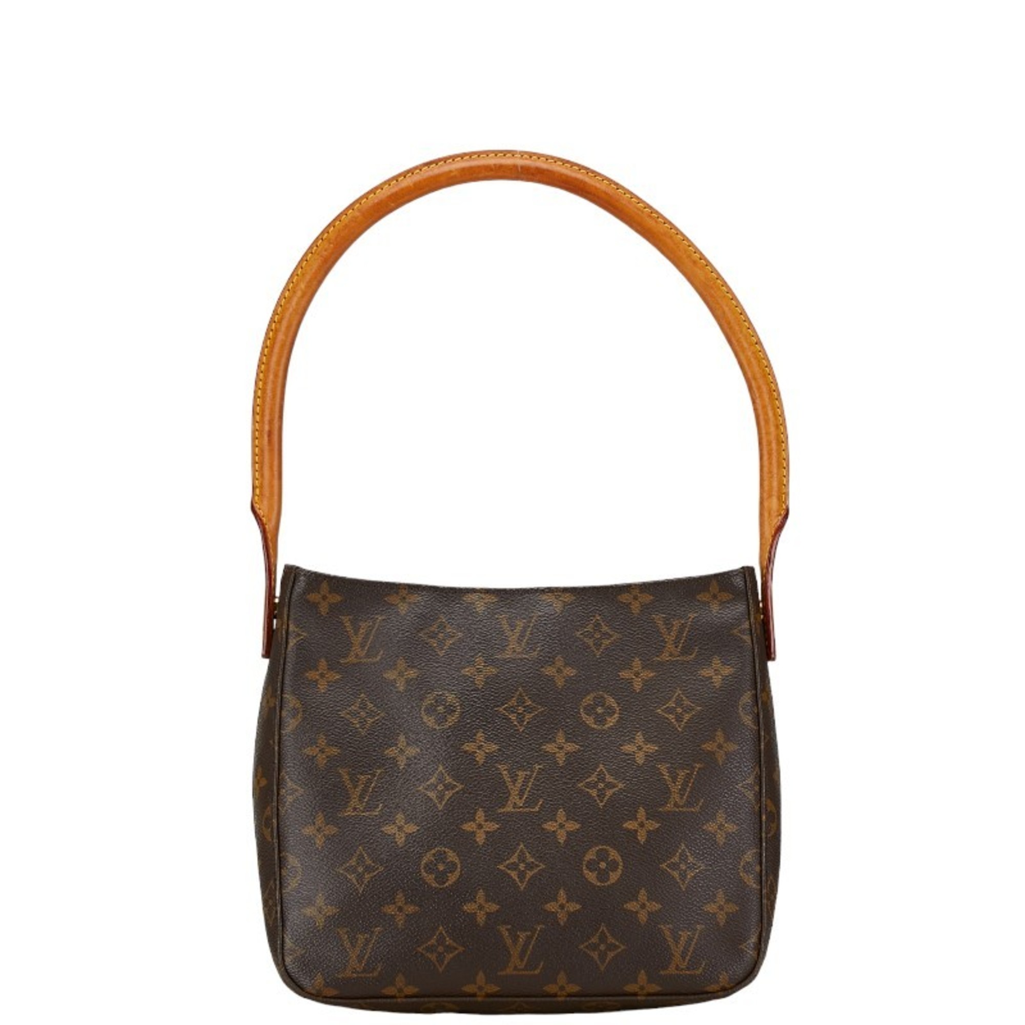 Louis Vuitton Monogram Looping MM Shoulder Bag Handbag M51146 Brown PVC Leather Women's LOUIS VUITTON