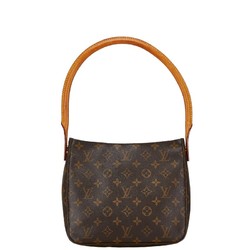 Louis Vuitton Monogram Looping MM Shoulder Bag Handbag M51146 Brown PVC Leather Women's LOUIS VUITTON