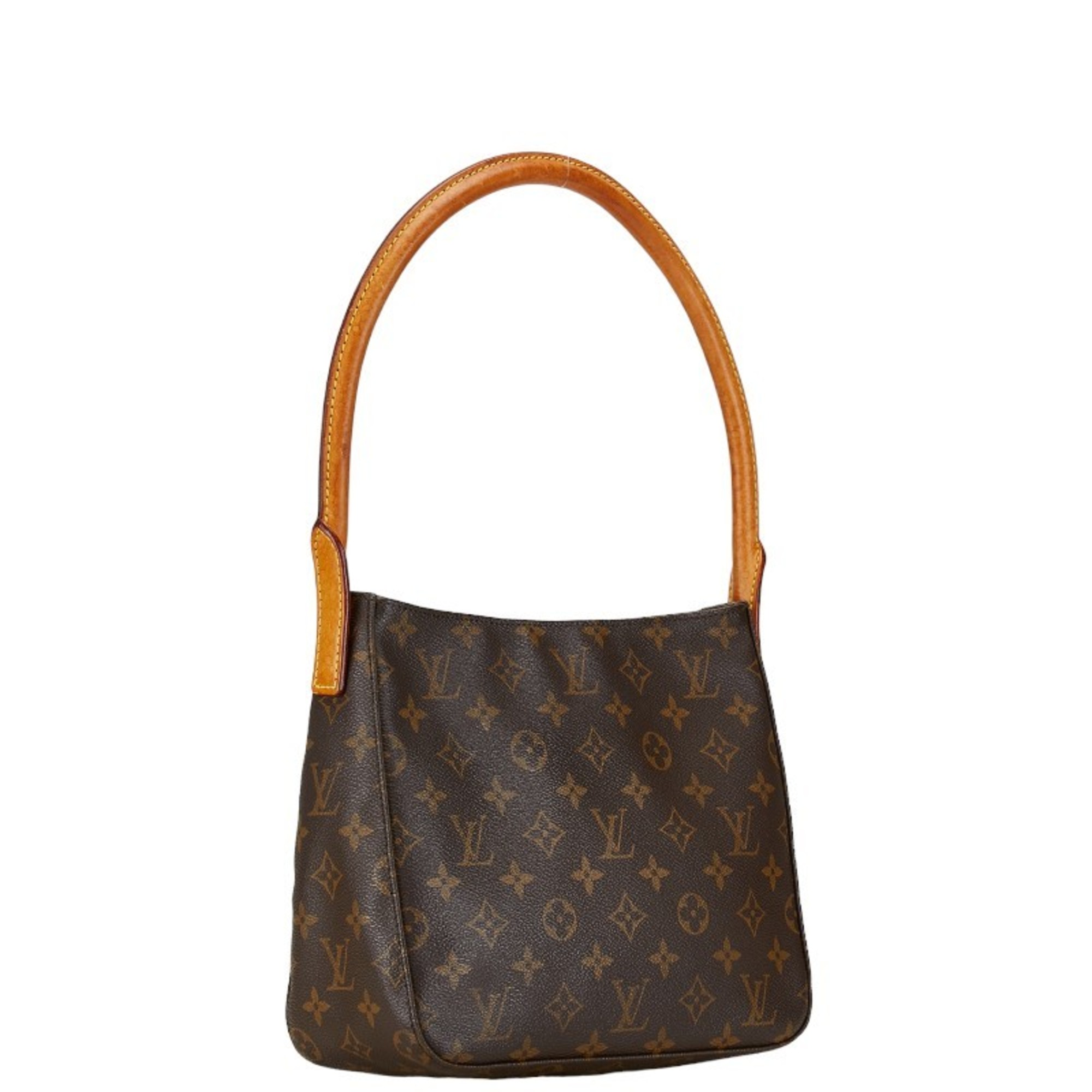 Louis Vuitton Monogram Looping MM Shoulder Bag Handbag M51146 Brown PVC Leather Women's LOUIS VUITTON