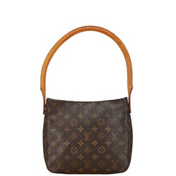 Louis Vuitton Monogram Looping MM Shoulder Bag Handbag M51146 Brown PVC Leather Women's LOUIS VUITTON