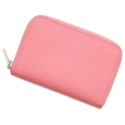 Hermes Wallet/Coin Case Zip Ango Rose Eté Evercolor Z Engraved Coin Purse